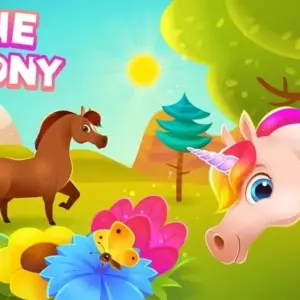 Mô tả hình ảnh về giao diện game Pixie the Pony