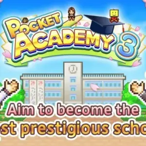 Mô tả hình ảnh: Giao diện bắt đầu của game Pocket Academy 3
