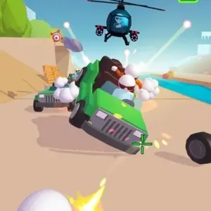 Tay súng trên xe bán tải trong Rage Road