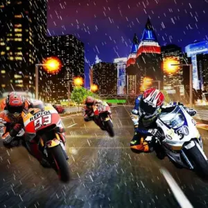 Mô tả hình ảnh về trò chơi đua xe Real Bike Racing