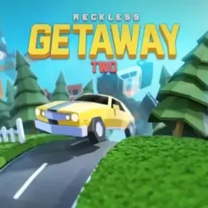 Mô tả hình ảnh: Giao diện bắt đầu game Reckless Getaway 2