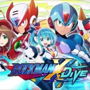 Mô tả ảnh: Hình ảnh giới thiệu game MEGA MAN X DiVE với nhân vật chính