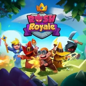 Alt text: Hình ảnh giao diện game Rush Royale