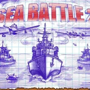 Mô tả hình ảnh: Giao diện game Sea Battle 2 với các chiến hạm trên biển