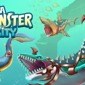 Mô tả hình ảnh về giao diện game Sea Monster City