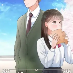 Mô tả hình ảnh: Hình ảnh giao diện game Secrets After Class Otome Love với nhân vật nữ chính và nam chính đang đứng cạnh nhau.