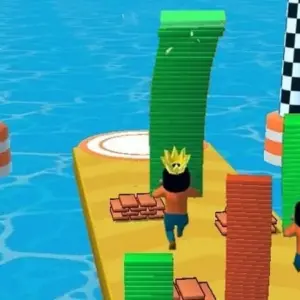 Mô tả hình ảnh: Giao diện bắt đầu game Shortcut Run với nhân vật chính sẵn sàng chạy