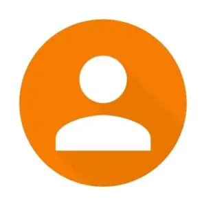Mô tả ảnh: Giao diện ứng dụng Simple Contacts Pro với danh sách liên lạc được sắp xếp gọn gàng.