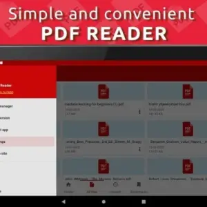 Giao diện chính của Simple PDF Reader