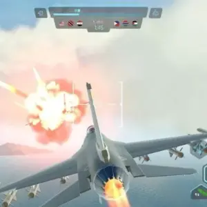Mô tả hình ảnh về giao diện game Sky Warriors