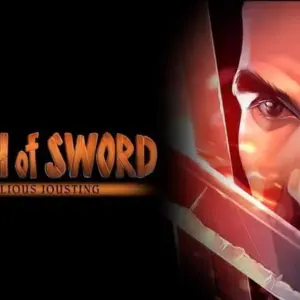 Mô tả hình ảnh: Giao diện game Slash of Sword 2 với nhân vật chính đang chiến đấu