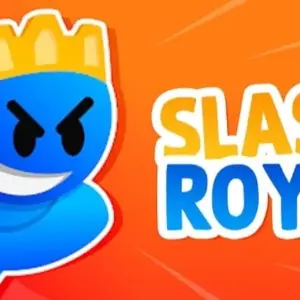 Mô tả hình ảnh: Giao diện game Slash Royal với nhân vật chính cầm kiếm