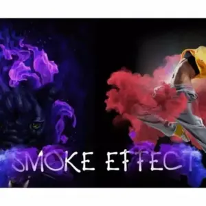 Mô tả hình ảnh: Giao diện ứng dụng Smoke Name Art với hiệu ứng khói chữ nghệ thuật