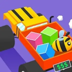 Mô tả hình ảnh: Giao diện game Smooth Delivery với một chiếc xe tải đang chở hàng