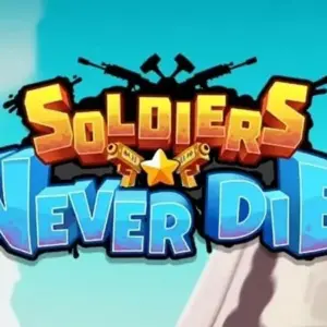 Mô tả hình ảnh: Giao diện game Soldiers Never Die với hình ảnh chiến binh