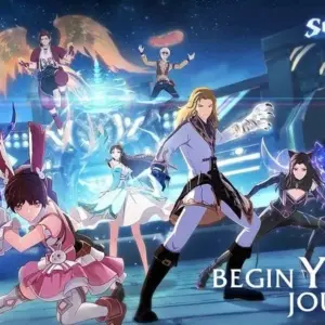 Mô tả hình ảnh: Hình ảnh giới thiệu game Soul Land - Douluo Continent với nhân vật chính Đường Tam.