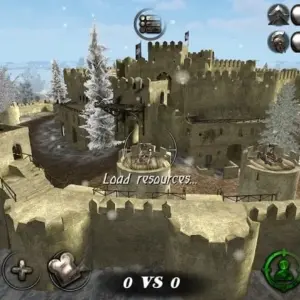 Mô tả hình ảnh: Hình ảnh nhân vật trong game Steel And Flesh đang cưỡi ngựa và chiến đấu.