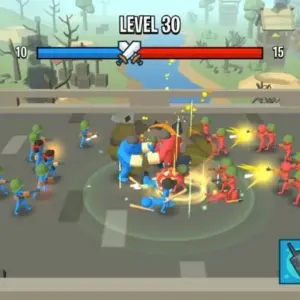 Mô tả hình ảnh về giao diện game Stick Army