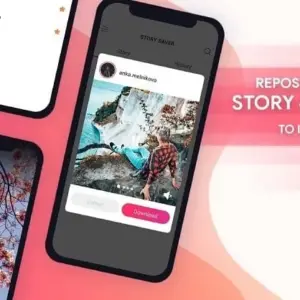Mô tả hình ảnh: Giao diện chính của ứng dụng Story Saver