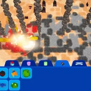 Mô tả hình ảnh: Giao diện game Super MoonBox trên điện thoại Android