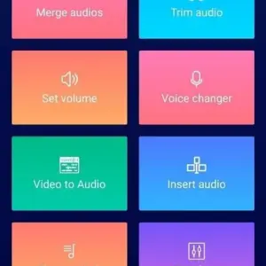 Mô tả hình ảnh: Giao diện ứng dụng Super Sound với các nút điều chỉnh âm thanh