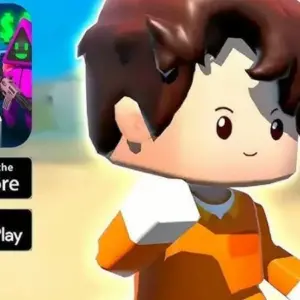 Mô tả hình ảnh: Giao diện game Survival Escape với nhân vật chính đang chạy