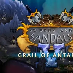Mô tả hình ảnh: Giao diện game Swords and Sandals 5 Redux với nhân vật đấu sĩ