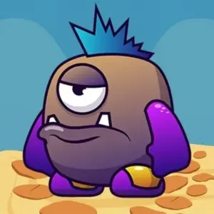 Mô tả hình ảnh: Giao diện game Tap Hero với hình ảnh nhân vật chính và quái vật