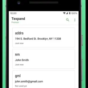 Texpand Text Expander mod