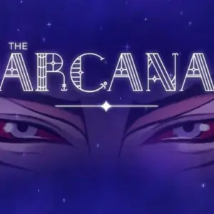 Mô tả hình ảnh: Hình ảnh giới thiệu game The Arcana với nhân vật chính và các nhân vật khác trong game.