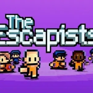 Mô tả hình ảnh: Giao diện game The Escapists với nhân vật đang trong nhà tù.