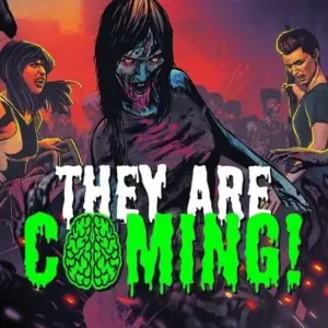 Mô tả hình ảnh về game They Are Coming với nhân vật chính đang chiến đấu với zombie