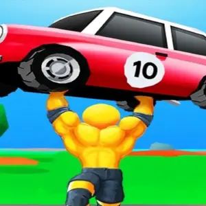 Mô tả hình ảnh: Giao diện game Towing Squad với hình ảnh đội kéo xe đang thi đấu.