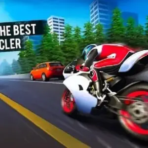 Hình ảnh mở đầu game Traffic Moto Racing 2024