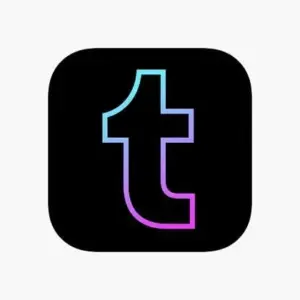 Mô tả ảnh: Giao diện ứng dụng Tumblr trên điện thoại.