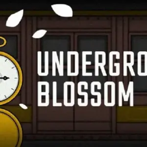 Mô tả hình ảnh: Hình ảnh giới thiệu game Underground Blossom với tông màu u tối, bí ẩn.