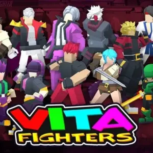 Mô tả ảnh: Hình ảnh giao diện chính của game Vita Fighters