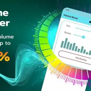 Mô tả hình ảnh: Logo ứng dụng Volume Booster for Android
