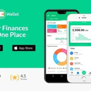 Mô tả ứng dụng Wallet trên điện thoại