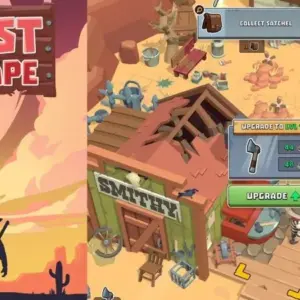 Mô tả hình ảnh về giao diện game West Escape