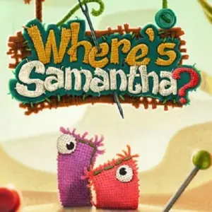 mô tả hình ảnh: Hình ảnh giới thiệu game Where's Samantha? với nhân vật George làm bằng len