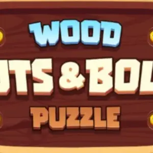Wood Nuts & Bolts Puzzle