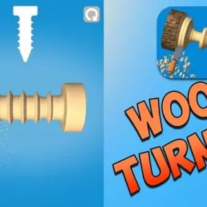 Mô tả quá trình tạo hình một sản phẩm từ gỗ trong game Woodturning