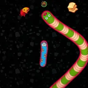 Worms Zone .io mod android