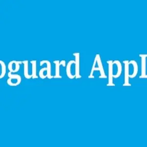 Mô tả ảnh: Giao diện ứng dụng Xproguard AppLock với biểu tượng ổ khóa và nền màu xanh dương.