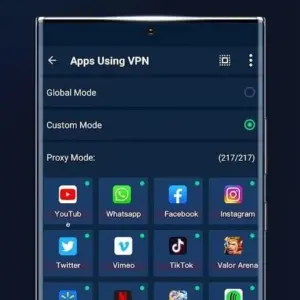 Mô tả hình ảnh: Giao diện ứng dụng XY VPN với nút kết nối nổi bật.