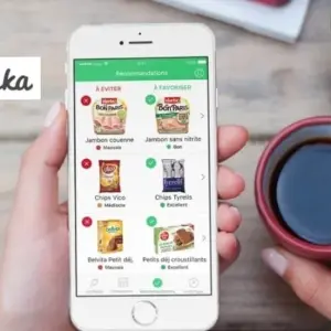 Mô tả ứng dụng Yuka trên điện thoại
