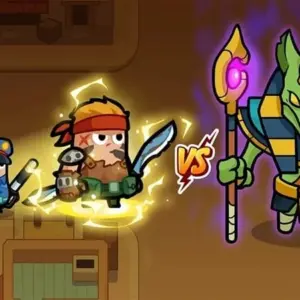 Mô tả hình ảnh: Giao diện game Zombie City với hình ảnh nhân vật chiến đấu chống lại zombie