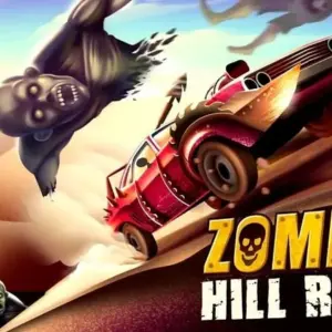 Mô tả hình ảnh về giao diện game Zombie Hill Racing