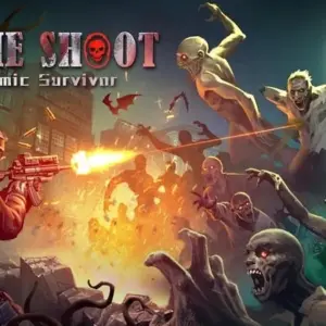 Mô tả hình ảnh: Hình ảnh game Zombie Shooter: Pandemic Unkilled với nhân vật chính đang bắn zombie.